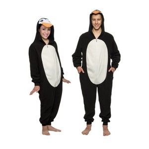 FUNZIEZ Silver Lilly Penguin Costume Adult L One Piece Cosplay Pajamas Unisex